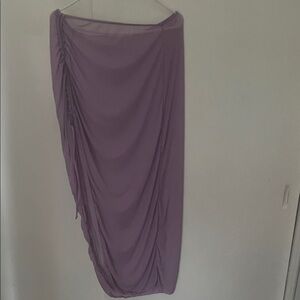 Elegant Purple Women's Skirt Swim Suit cover